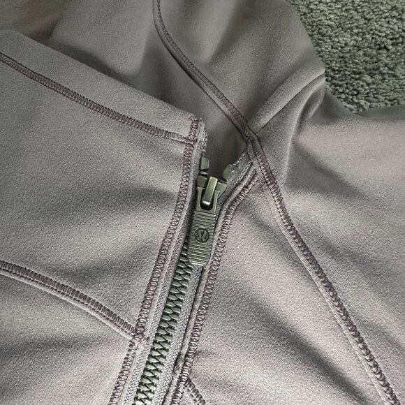 Lululemon Every Journey Hoodie Jacket Sz 12 Asymmetric Full Zip Frosted Mulberry - Picture 3 of 14
